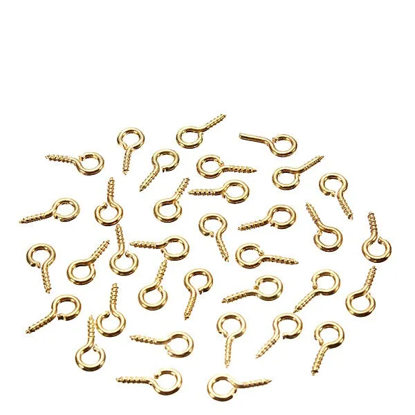 Resin Art Hub Necklaces Screw Eye Hooks for Resin Pendants 100 pieces Resin Art Hub Necklaces Screw Eye Hooks for Resin Pendants 100 pieces