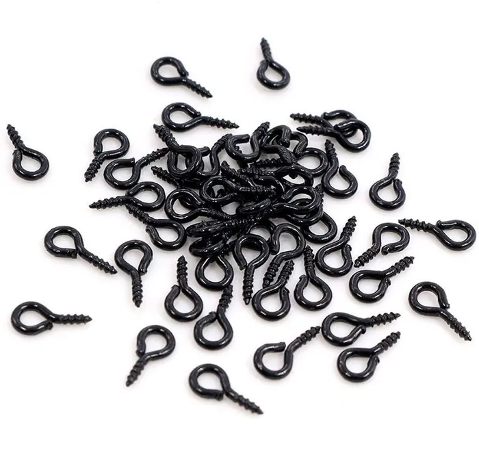 Resin Art Hub Necklaces Screw Eye Hooks for Resin Pendants 100 pieces Resin Art Hub Necklaces Screw Eye Hooks for Resin Pendants 100 pieces