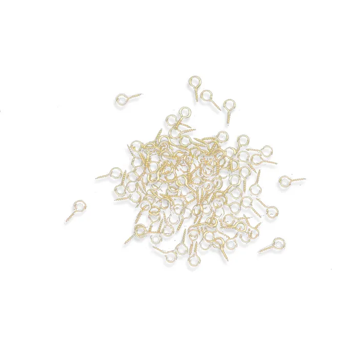 Resin Art Hub Necklaces Screw Eye Hooks for Resin Pendants 100 pieces Resin Art Hub Necklaces Screw Eye Hooks for Resin Pendants 100 pieces
