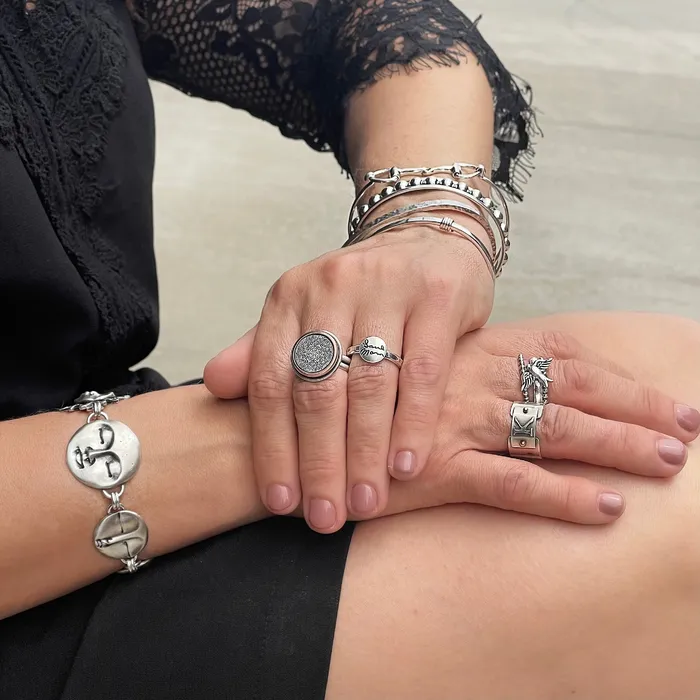 Bracelets There Is No Greater Power Than a Moon a Sun and a Woman Who Knows Her Worth Sterling Silver Bracelet HeidiJHale Designs Bracelets There Is No Greater Power Than a Moon a Sun and a Woman Who Knows Her Worth Sterling Silver Bracelet HeidiJHale Designs