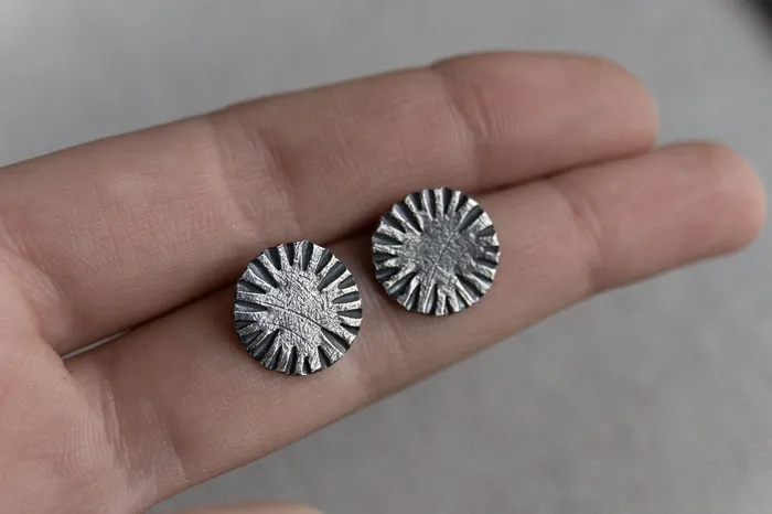 Earrings Briana Harrison Medium Circle Ridge Post Earrings Earrings Briana Harrison Medium Circle Ridge Post Earrings