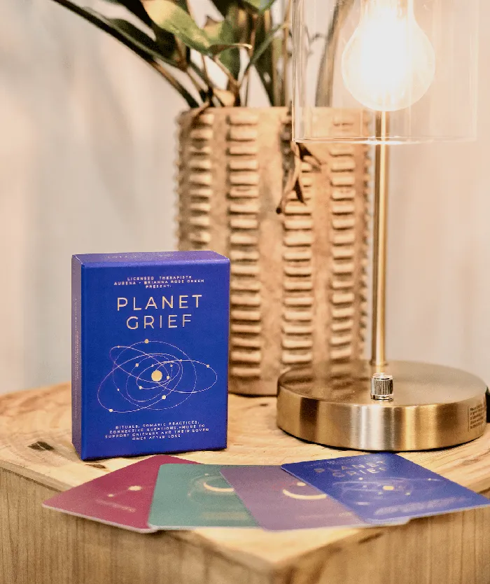 Earrings Planet Grief Deck Bereavement Resource Hack Your Nervous System