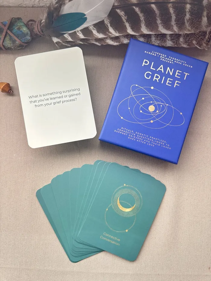 Earrings Planet Grief Deck Bereavement Resource Hack Your Nervous System