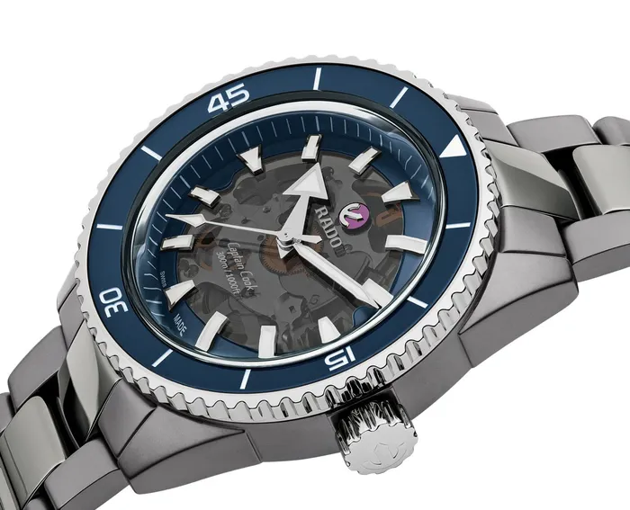 Earrings RADO RADOCaptain Cook HighTech Ceramic R32128202 430 mm Automatic