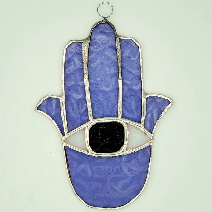 Hamsa Stained Glass Avalon Trading Earrings