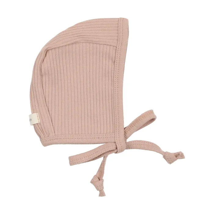 Lil Legs Earrings Lil Legs Ribbed Bonnet Pink
