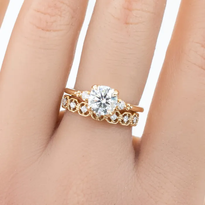 Milgrain Square Ring Envero Jewelry Rings