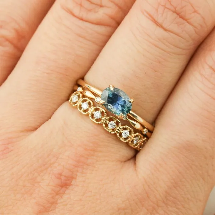 Milgrain Square Ring Envero Jewelry Rings