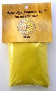 New Age Imports Inc Earrings Yellow Sand Incense Burner 1LB Packaged
