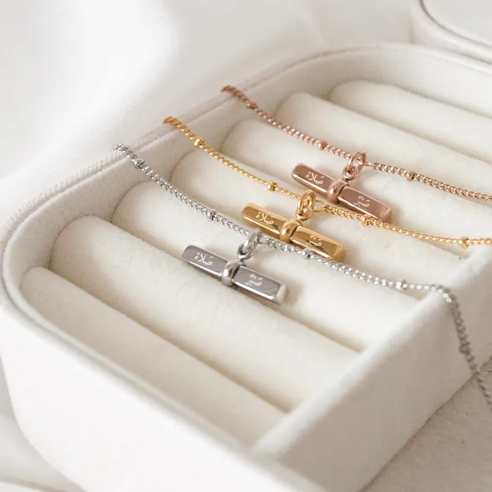 Patience Prayer Necklace nimahlondon Necklaces