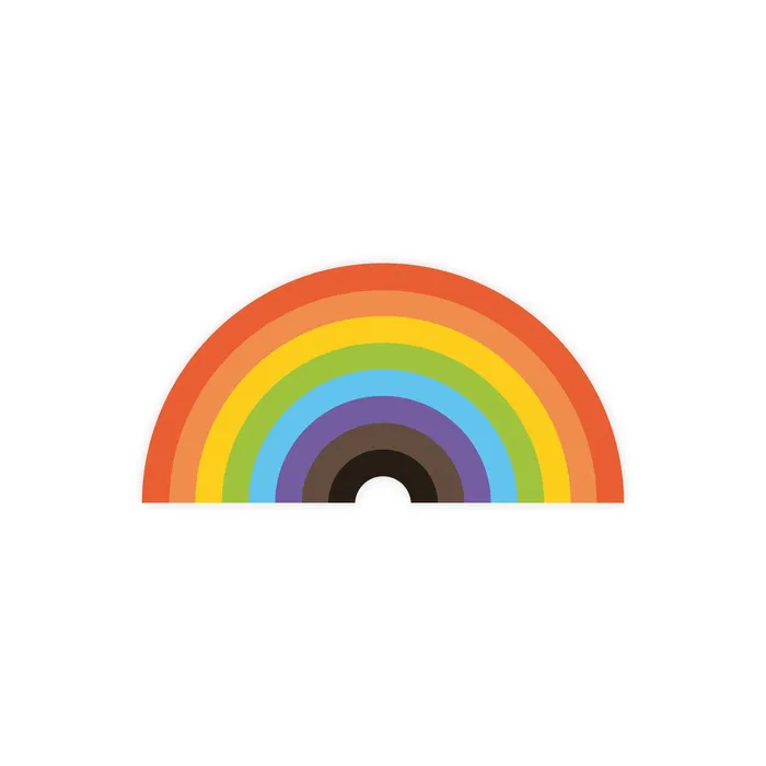 Philly Pride Rainbow Sticker The Little Gay Shop Earrings