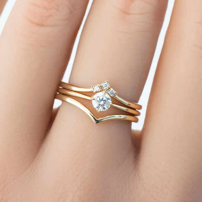 Rings Envero Jewelry Ivy Chevron Petite Ring Rings Envero Jewelry Ivy Chevron Petite Ring