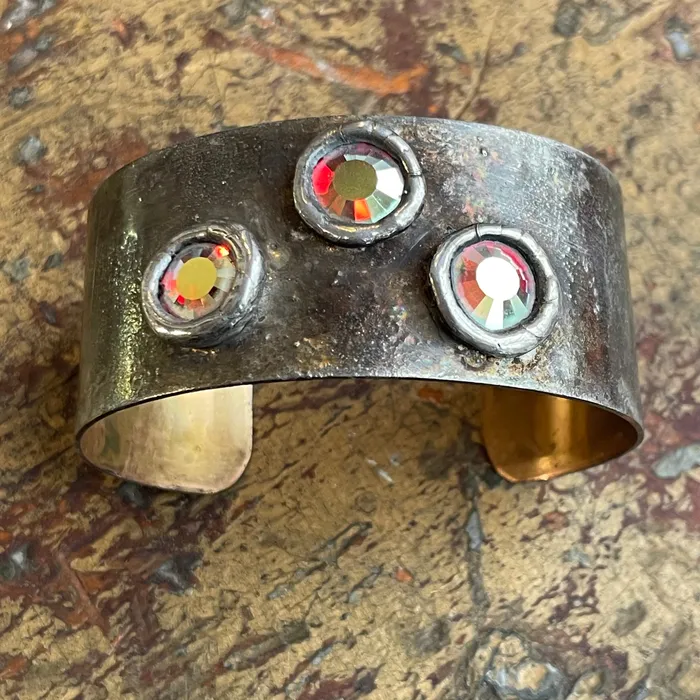 Siam Crystal Cuff Bracelet Mikal Winn Bracelets