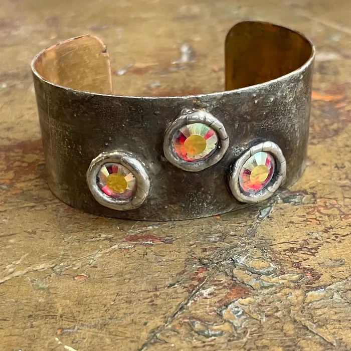 Siam Crystal Cuff Bracelet Mikal Winn Bracelets Siam Crystal Cuff Bracelet Mikal Winn Bracelets