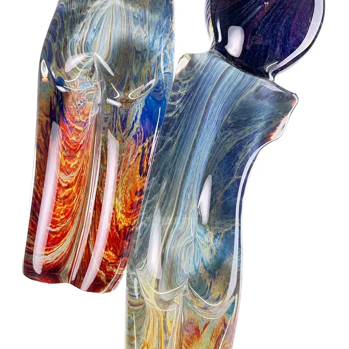 Earrings Tagliapietra Andrea Murano Glass Twins Calcedonio
