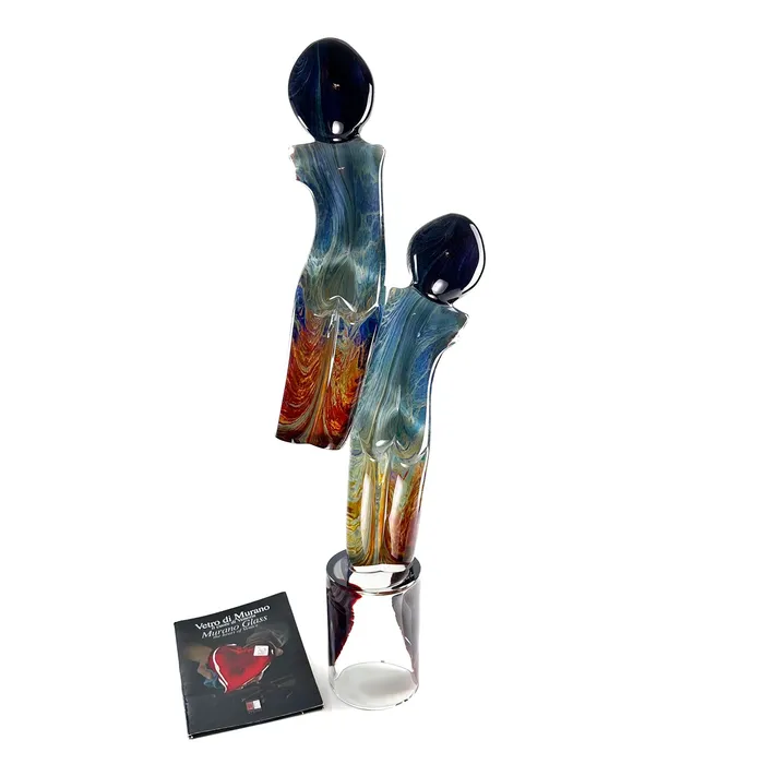 Earrings Tagliapietra Andrea Murano Glass Twins Calcedonio