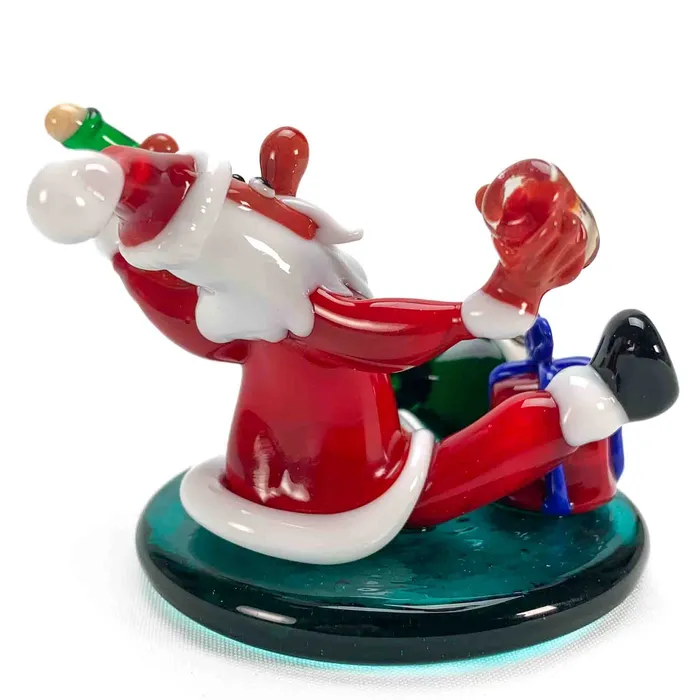 Earrings Vianello Mauro drunk santa claus christmas