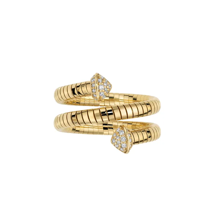 Mattia Cielo Rings Diamond Coil Ring