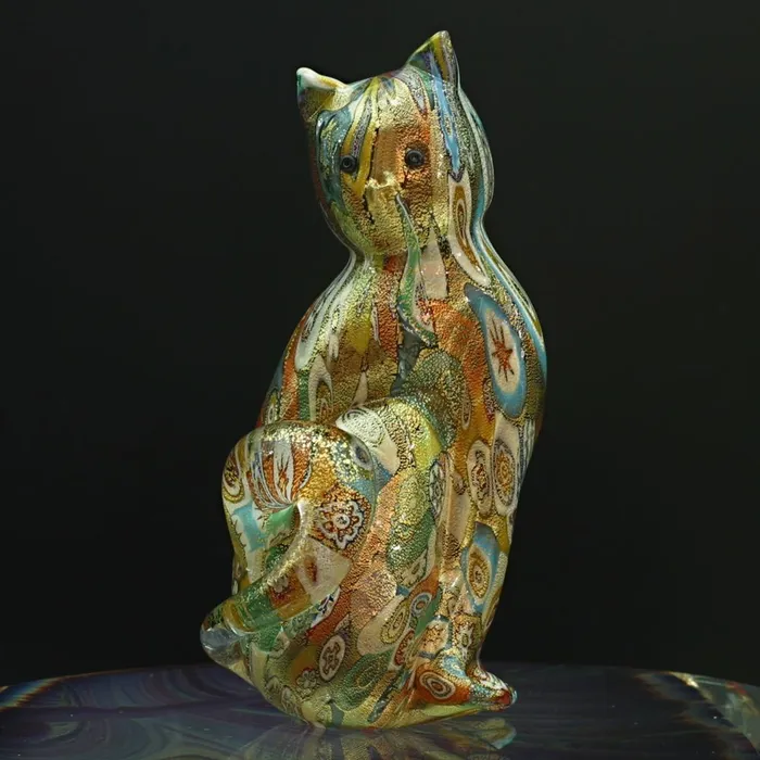 Necklaces La Fornasotta Cat Glass Ark Collection