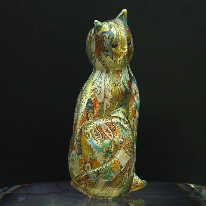Necklaces La Fornasotta Cat Glass Ark Collection