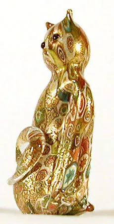 Necklaces La Fornasotta Cat Glass Ark Collection