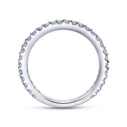 Rings 14K White Gold Matching Wedding Band GABRIEL CO