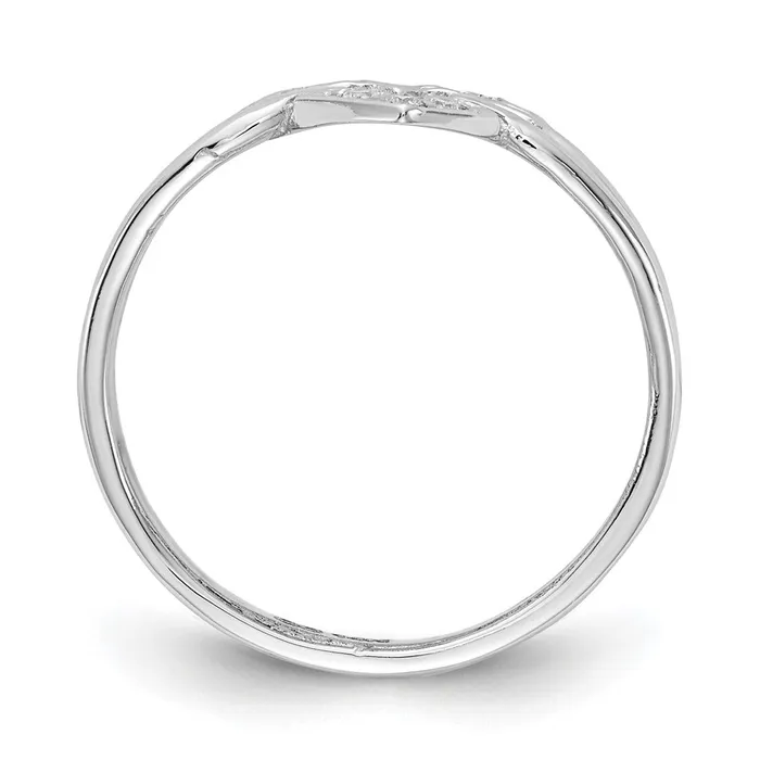 14k White Gold Polished AA Real Diamond ring Goldiacom Rings