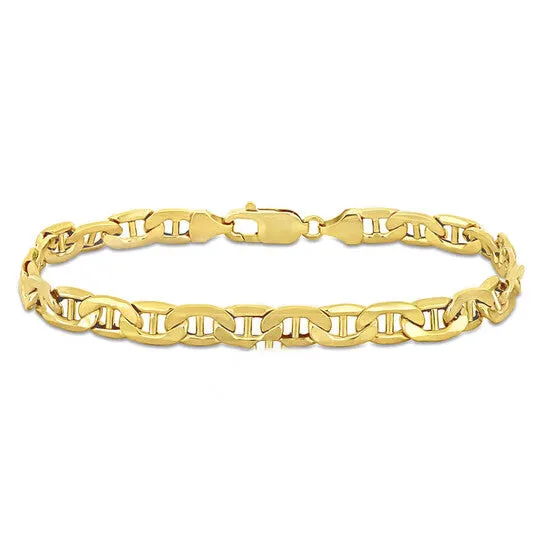 Bracelets JMS always Original AMOUR 7mm Mariner Link Bracelet In 10K Yellow Gold 75 In Bracelets JMS always Original AMOUR 7mm Mariner Link Bracelet In 10K Yellow Gold 75 In