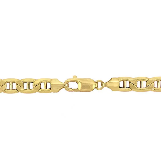Bracelets JMS always Original AMOUR 7mm Mariner Link Bracelet In 10K Yellow Gold 75 In