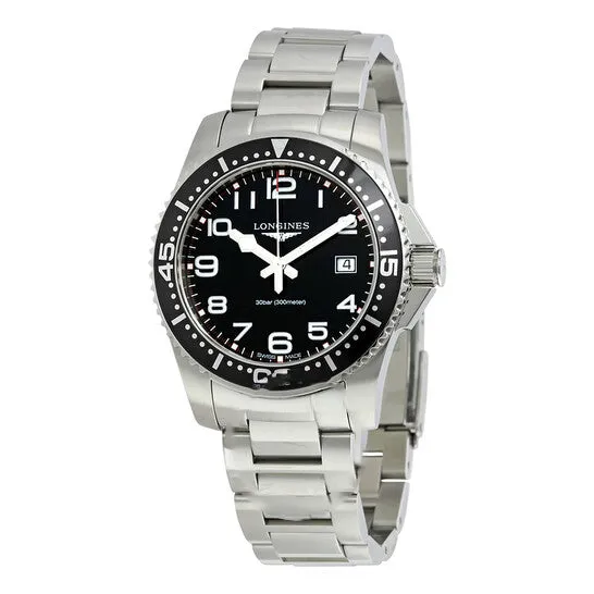Bracelets JMS always Original Longines HydroConquest Black Dial Stainless Steel Mens Watch L36894536