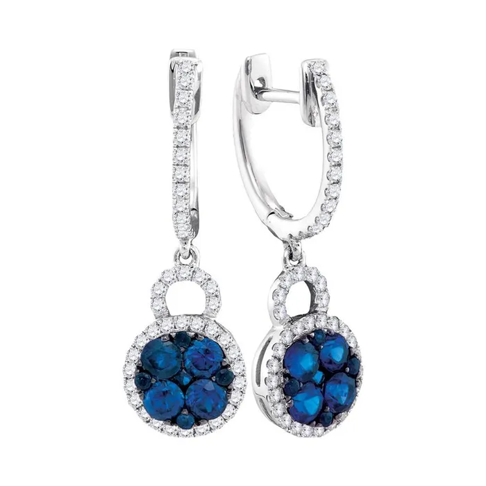 Earrings gndatlanta 38CTWDiamond 78MINCT SAPP EARRINGS