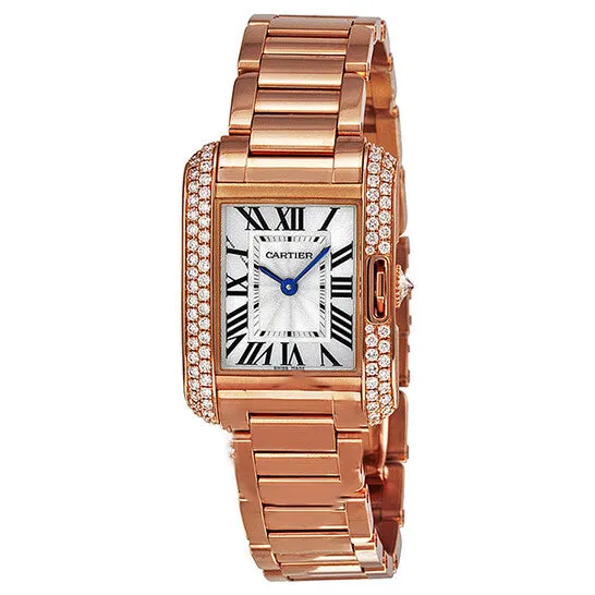 Earrings JMS always Original Cartier Tank Anglaise Silver Dial 18kt Rose Gold Diamond Ladies Watch WT100002 Earrings JMS always Original Cartier Tank Anglaise Silver Dial 18kt Rose Gold Diamond Ladies Watch WT100002