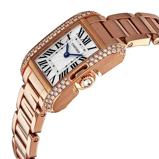 Earrings JMS always Original Cartier Tank Anglaise Silver Dial 18kt Rose Gold Diamond Ladies Watch WT100002 Earrings JMS always Original Cartier Tank Anglaise Silver Dial 18kt Rose Gold Diamond Ladies Watch WT100002