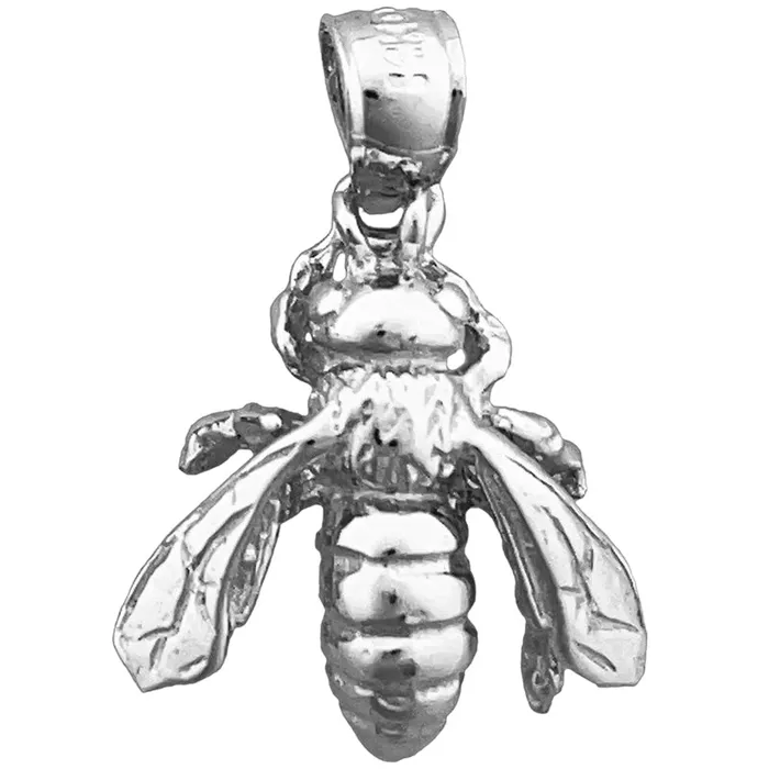 Goldia Charm Necklaces 14K Gold 3D Bumble Bee Charm