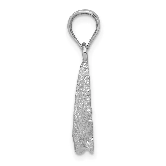 Goldia Charm Necklaces 14k White Gold Shell Charm
