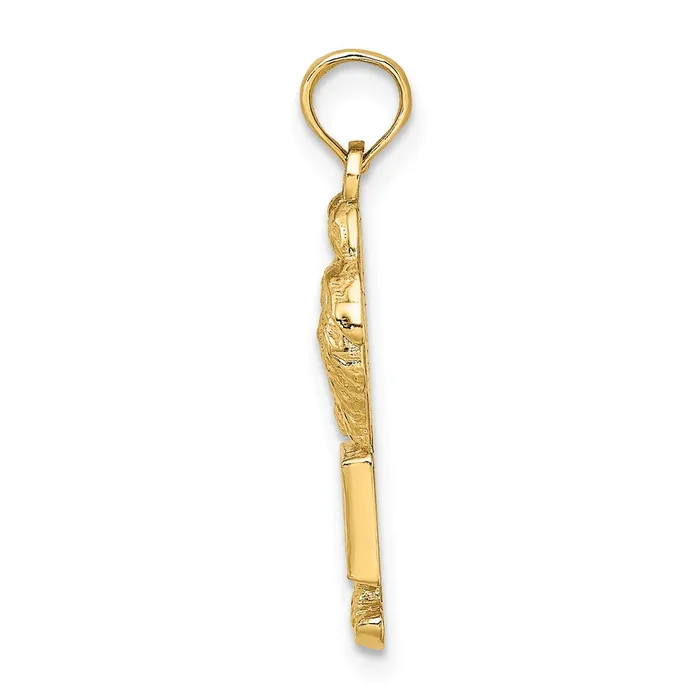 Goldia Charm Necklaces 14k Yellow Gold PAWLEYS ISLAND CHARLESTON Palm Tree Charm