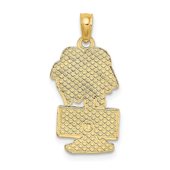 Goldia Charm Necklaces 14k Yellow Gold PAWLEYS ISLAND CHARLESTON Palm Tree Charm