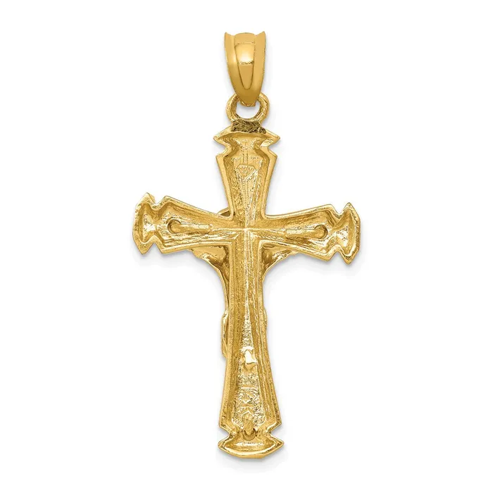 Goldia PreStyled Sets 14k Yellow Gold Polished Crucifix Pendant