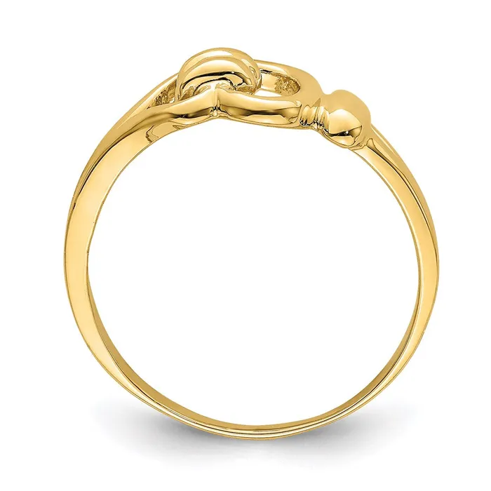 Goldia Rings 14K Yellow Gold Freeform Knot Ring