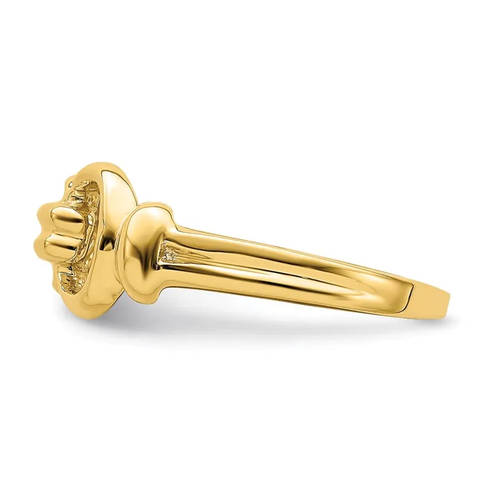 Goldia Rings 14K Yellow Gold Freeform Knot Ring