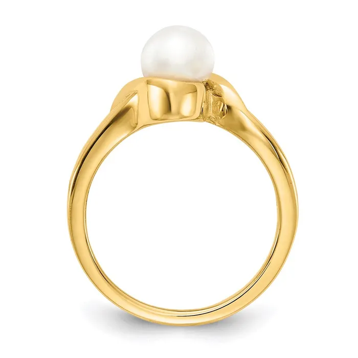 Goldia Rings 14K Yellow Gold FW Cultured Pearl Ring