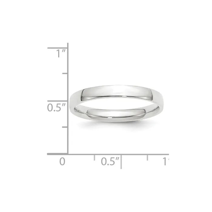 Goldia Rings Solid 10K White Gold 3mm Light Weight Comfort Fit MensWomens Wedding Band Ring Size 4 Goldia Rings Solid 10K White Gold 3mm Light Weight Comfort Fit MensWomens Wedding Band Ring Size 4