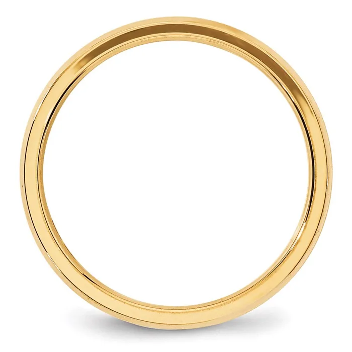 Goldia Rings Solid 10K Yellow Gold 4mm Bevel Edge Comfort Fit MensWomens Wedding Band Ring Size 105 Goldia Rings Solid 10K Yellow Gold 4mm Bevel Edge Comfort Fit MensWomens Wedding Band Ring Size 105