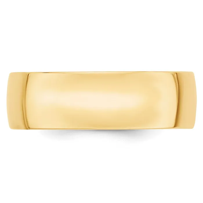 Goldia Rings Solid 10K Yellow Gold 7mm Light Weight Comfort Fit MensWomens Wedding Band Ring Size 75 Goldia Rings Solid 10K Yellow Gold 7mm Light Weight Comfort Fit MensWomens Wedding Band Ring Size 75