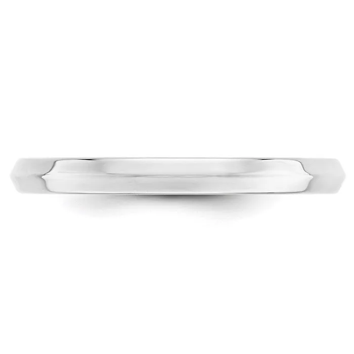 Goldia Rings Solid 14K White Gold 25mm Knife Edge Comfort Fit MensWomens Wedding Band Ring Size 7 Goldia Rings Solid 14K White Gold 25mm Knife Edge Comfort Fit MensWomens Wedding Band Ring Size 7