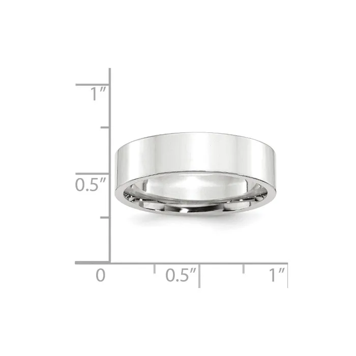 Goldia Rings Solid 14K White Gold 6mm Standard Flat Comfort Fit MensWomens Wedding Band Ring Size 45 Goldia Rings Solid 14K White Gold 6mm Standard Flat Comfort Fit MensWomens Wedding Band Ring Size 45