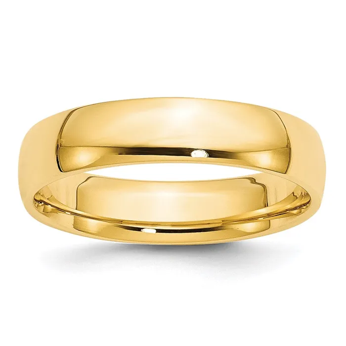 Goldia Rings Solid 14K Yellow Gold 5mm Light Weight Comfort Fit MensWomens Wedding Band Ring Size 75 Goldia Rings Solid 14K Yellow Gold 5mm Light Weight Comfort Fit MensWomens Wedding Band Ring Size 75