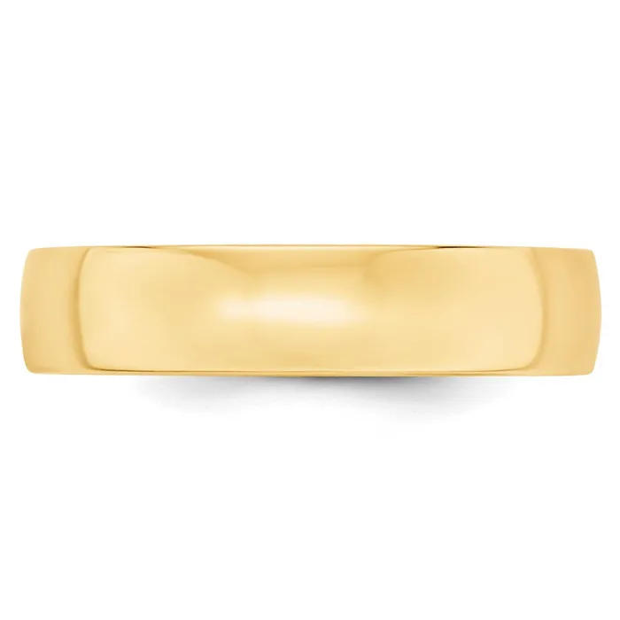 Goldia Rings Solid 14K Yellow Gold 5mm Light Weight Comfort Fit MensWomens Wedding Band Ring Size 75 Goldia Rings Solid 14K Yellow Gold 5mm Light Weight Comfort Fit MensWomens Wedding Band Ring Size 75