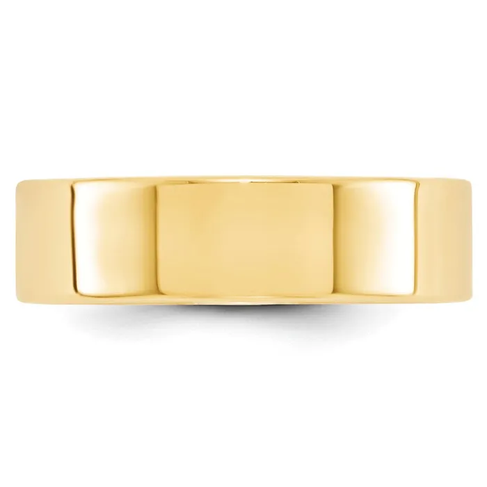 Goldia Rings Solid 14K Yellow Gold 6mm Light Weight Flat MensWomens Wedding Band Ring Size 14 Goldia Rings Solid 14K Yellow Gold 6mm Light Weight Flat MensWomens Wedding Band Ring Size 14