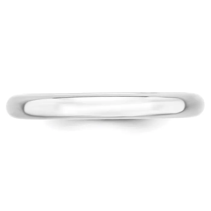 Goldia Rings Solid 18K White Gold 3mm Standard Comfort Fit MensWomens Wedding Band Ring Size 125 Goldia Rings Solid 18K White Gold 3mm Standard Comfort Fit MensWomens Wedding Band Ring Size 125
